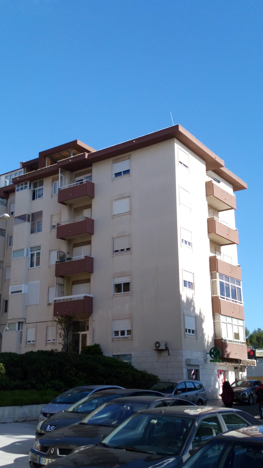 Trabalhos em altura depois da intervenção da Distak em Paço de Arcos